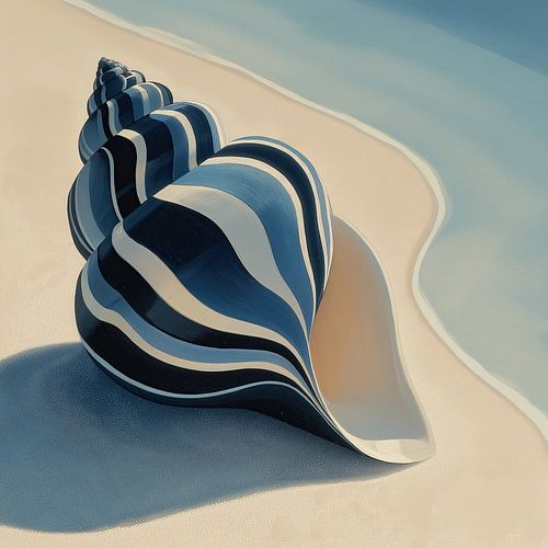 Schelp op het strand