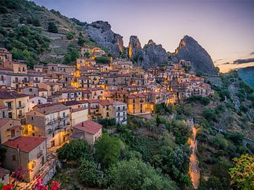 Basilicata - Castelmezzano bij zonsopgang