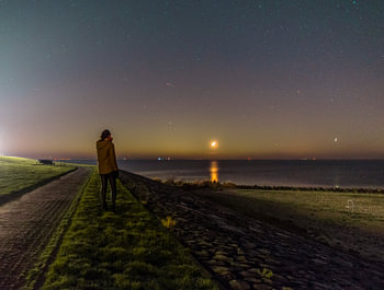 Prachtige zonsondergang in Nederland