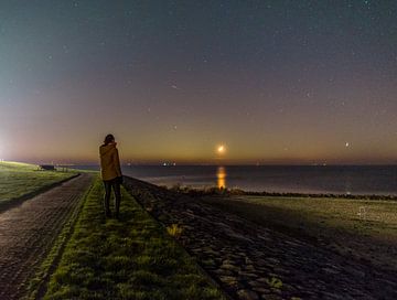 Prachtige zonsondergang in Nederland van Jolien Kramer