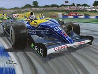 1992 Grand Prix de Grande-Bretagne à Silverstone par Toon Nagtegaal
