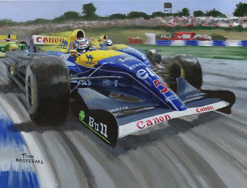 1992 Grand Prix de Grande-Bretagne à Silverstone par Toon Nagtegaal