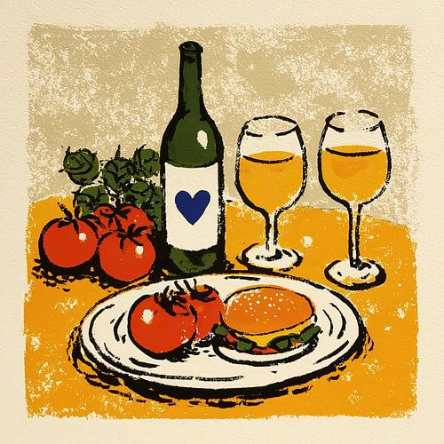 Tasty Moments on a Plate van OMG Art