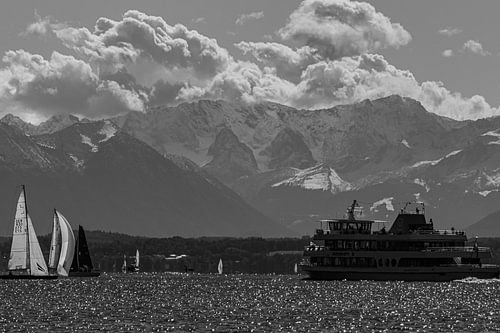 Mountains at the Starnberger See