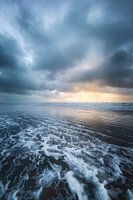Angstaanjagende bewolking boven de Noordzee