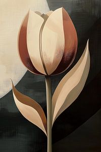 Tulpe abstrakt