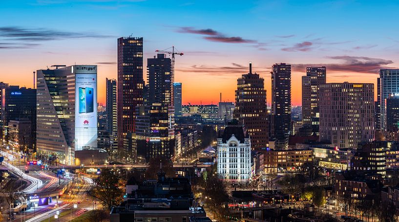 Rotterdam skyline in details part 2 van Midi010 Fotografie