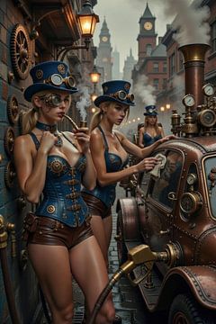 Station-service Steampunk