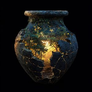 Wald in einer Vase