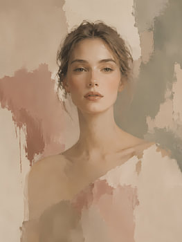 Layered Blush Portrait