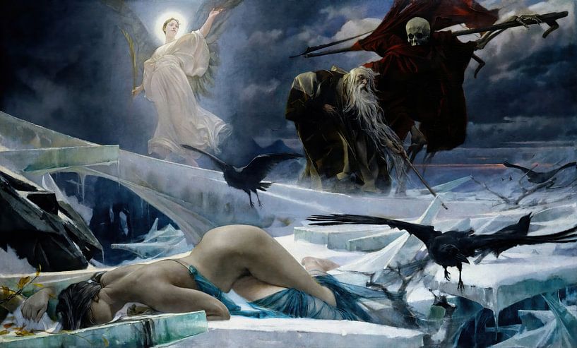 Ahasverus am Ende der Welt - Adolf Hirémy-Hirschl von Accessible Art