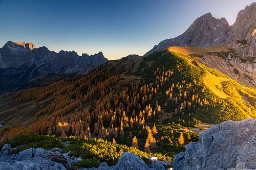 Mountain Landscape "Early Autumn Morning"