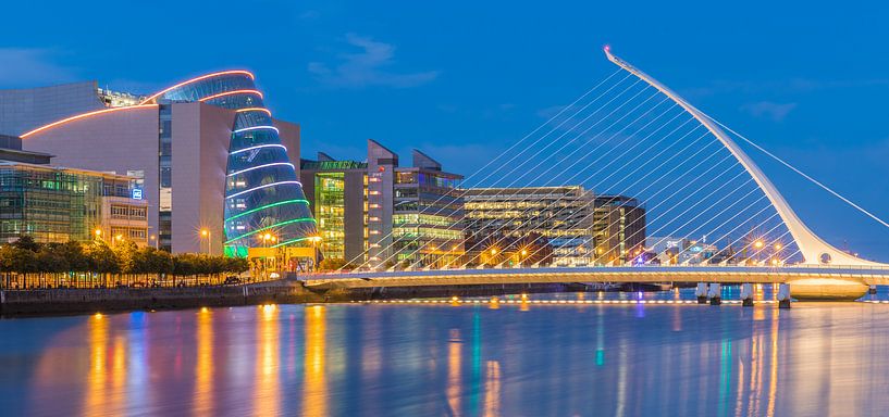 Samuel Beckett Bridge, Dublin, Ierland van Henk Meijer Photography