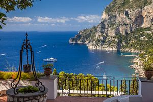 Vue sur Punta de Masullo, île de Capri, Italie sur Christian Müringer