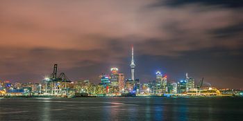 De skyline van Auckland