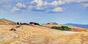 Paysage panoramique de la Toscane