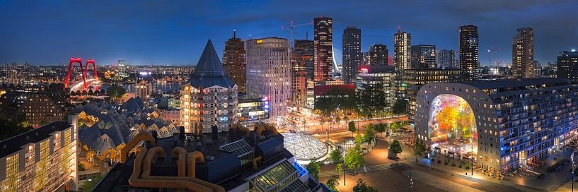 Panorama de la nuit des Blacks de Rotterdam par Jeroen Lagerwerf