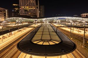 Station Utrecht van bovenaf