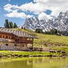 Die Mahlknechthütte auf der Seiser Alm, Südtirol von Christian Müringer