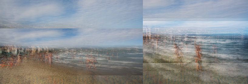 Beach Diano Marina | Imperia | Liguria | Italy - an abstract interpretation by Nicole Holz