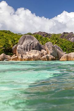 Traumstrand Anse Source d'Argent (La Digue / Seychellen)