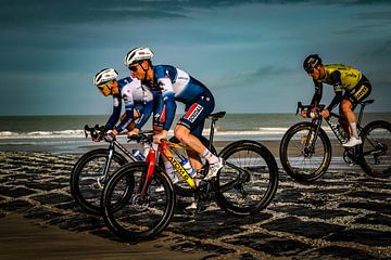 Tim Merlier und Jordi Warlop Champions auf dem Wellenbrecher