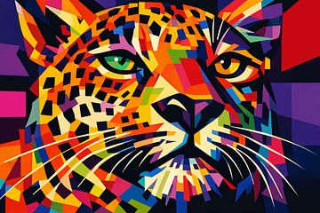 Vibrant Leopard Explosion by Dodik Hariyono