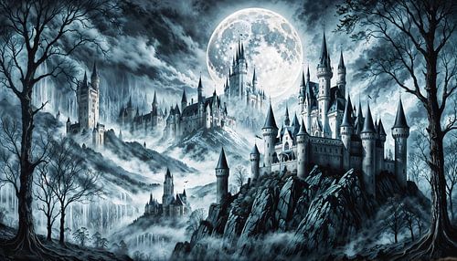 Das Mondscheinschloss - eine phantasievolle Welt bei Nacht