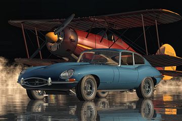 Jaguar E Type uit 1960