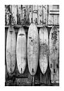 Leunende surfplanken in zachte pastelkleuren van Poster Art Shop thumbnail
