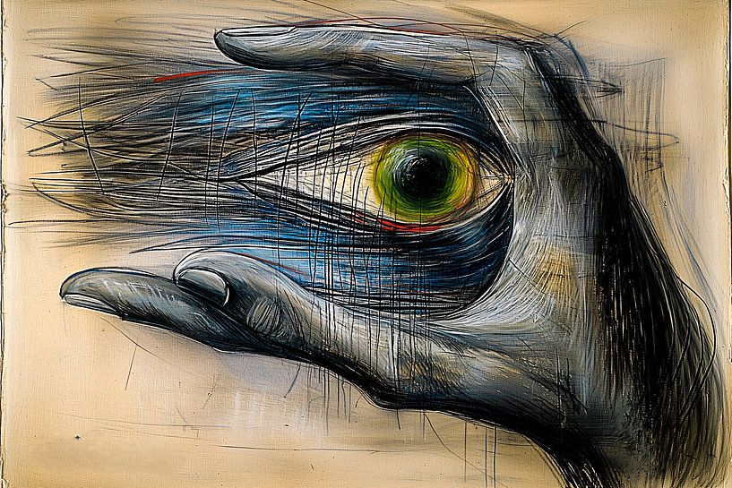 Hand und Auge in der abstrakten Kunst von Imperial Art House