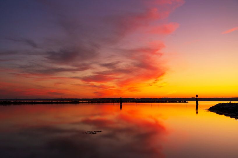 Sunset on the Baltic Sea / Schausende / Holnis by Flatfield