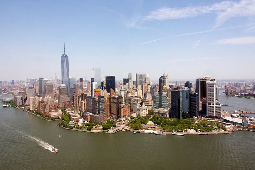 New York vue du ciel par Arno Wolsink