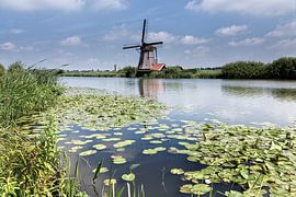 Molen in Kinderdijk van Ab Wubben