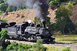 Stoomtrein von Fred van den Brink