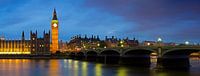Panorama Big Ben in London