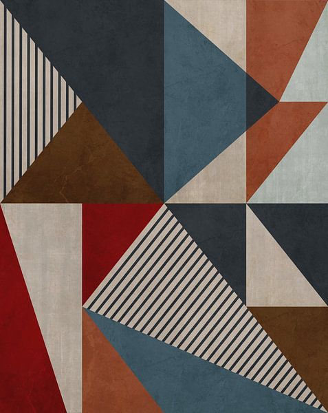 Geometric with Triangles by Angel Estevez