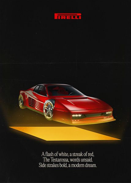 Testarossa Ferrari Jahrgang von Ali Firdaus