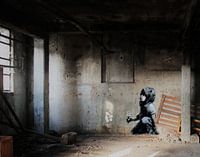 Banksy op muur