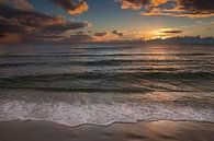 Zonsondergang op het strand in Naples Beach in Florida par Michèle Huge Aperçu