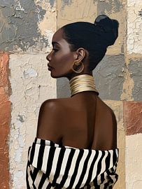 Portrait d'une femme africaine