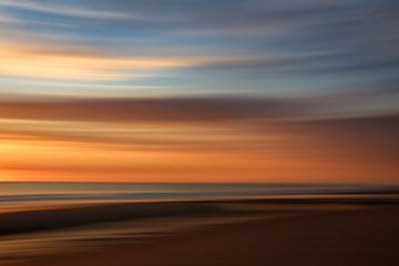 Evening by the sea by Hartmut Anker