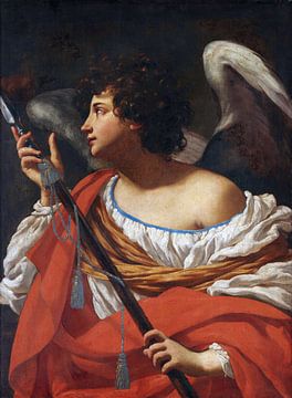 Engel mit einem Speer , Simon Vouet, 1627