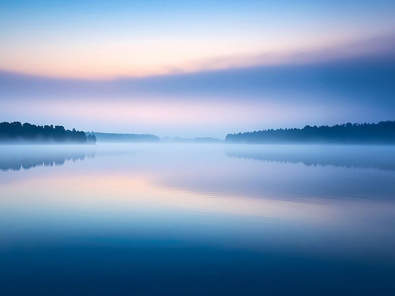 Fijn kleurenspel aan het meer - Kleurenspel aan het meer van Christina Bauer Photos