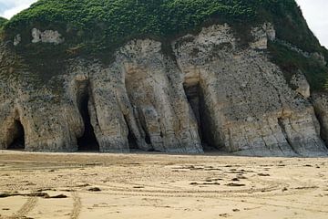 White Rocks Beach ligt direct aan de Causeway Coastal Route