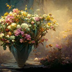 Ozean der Blumen von Sven van der Wal