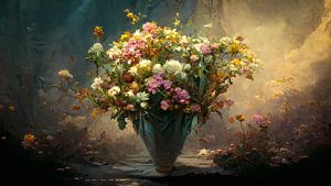 Ocean of Flowers van Sven van der Wal