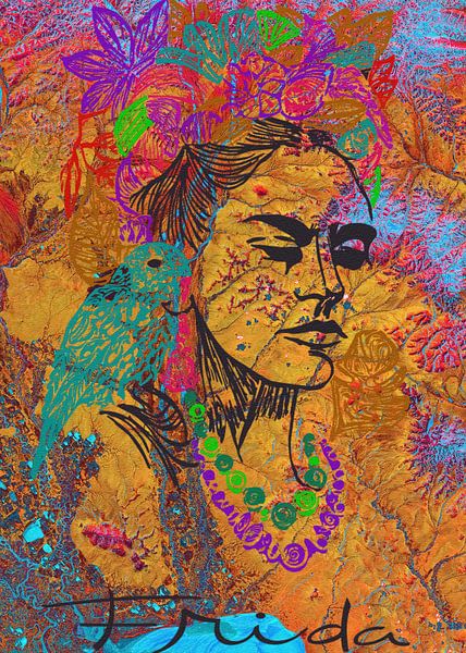 Frida's Sommerfest von Moonheart Artworks