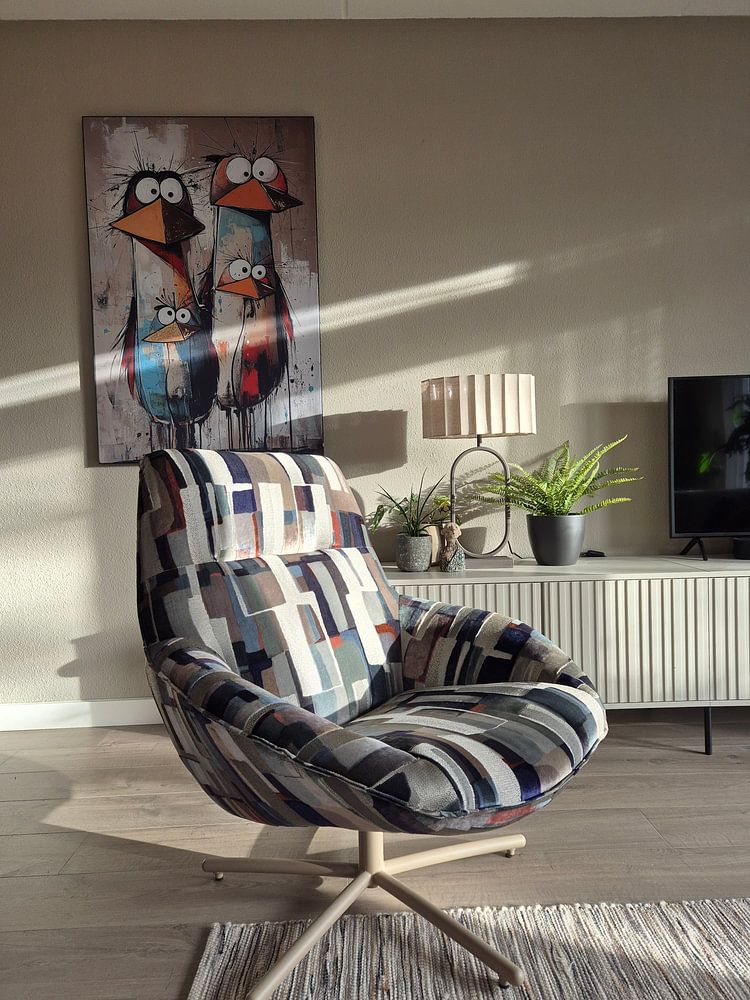 Familie Vogel  von Blickfänger Gemälde 