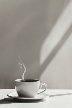 Minimalistisch koffiegenot van Poster Art Shop